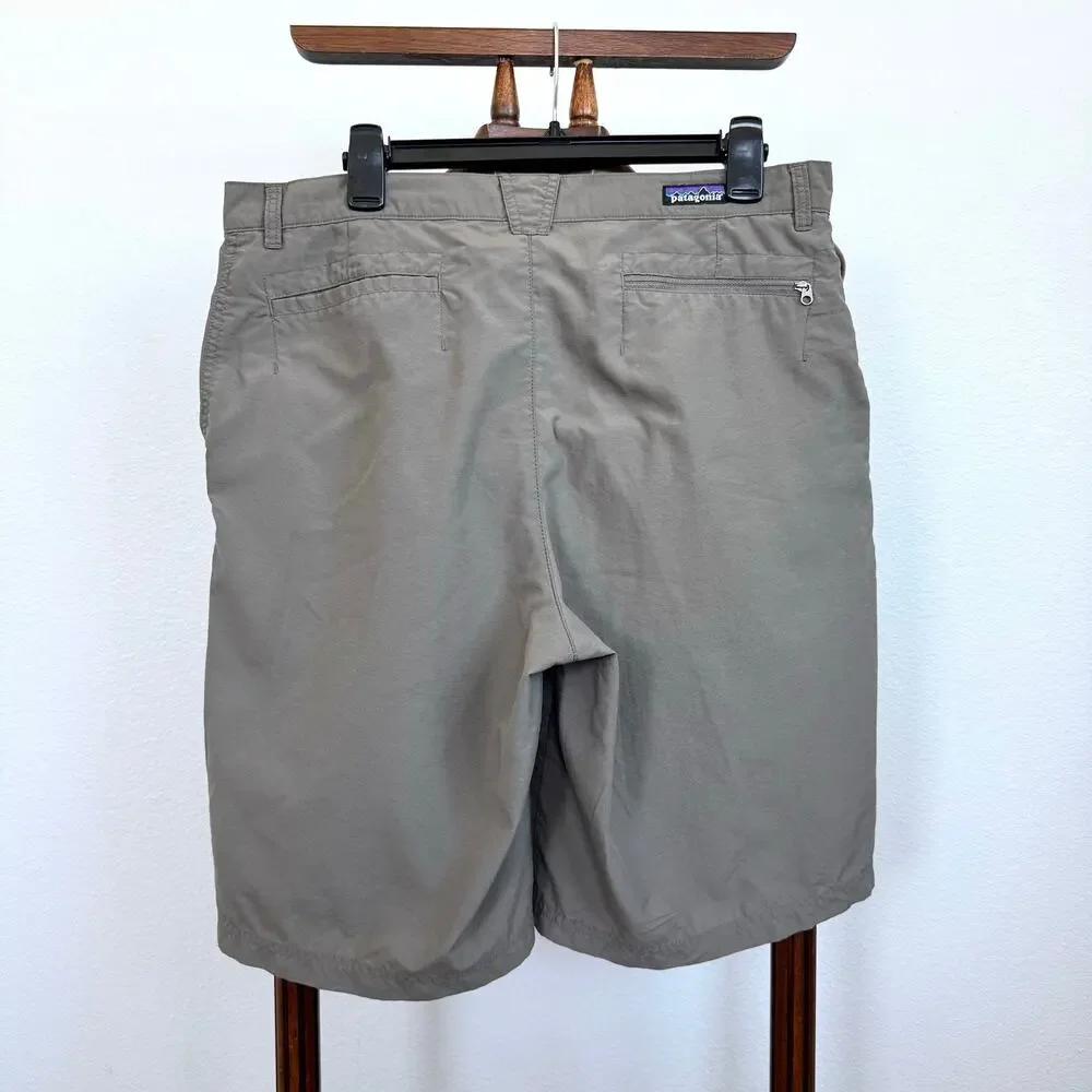 Patagonia Men’s Hiking Travel Shorts 36 Gray Nylon Stretch Outdoor Trail Casual